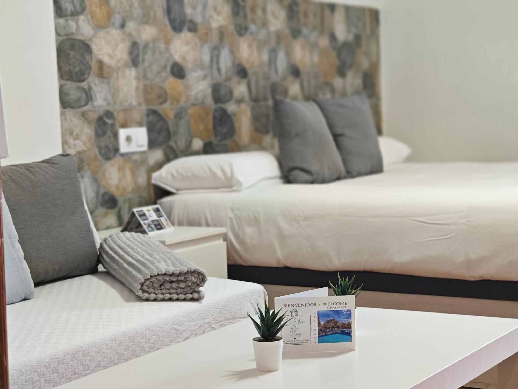 Benalbeach Casa Kito Suite 1ª Linea De Playa 贝纳尔马德纳 客房 照片